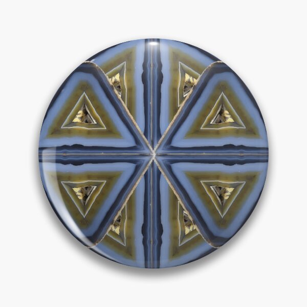 Item preview, Agate Mineral Triangular Geometric Pattern designed and sold by ArtDesignTp.