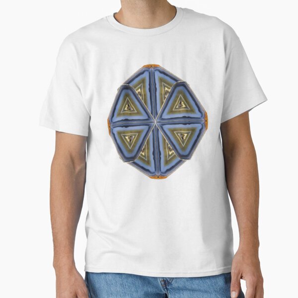 Item preview, Agate Mineral Triangular Geometric Pattern designed and sold by ArtDesignTp.