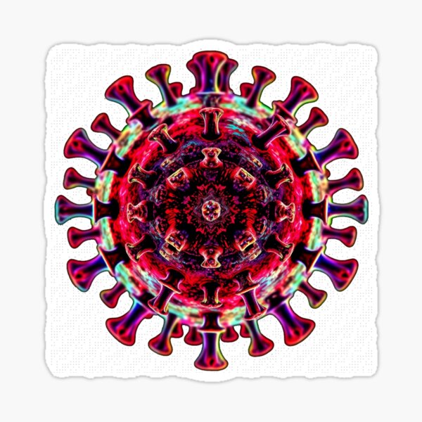 Item preview, Vibrant and Detailed COVID-19 Virus Illustration designed and sold by Cloud-Riders.