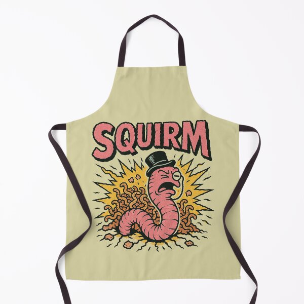 Item preview, Squirm Worm Explosion with Top Hat Cartoon Art designed and sold by zzz888.