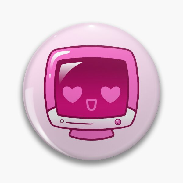 Item preview, Kawaii Pink Glossy Monitor designed and sold by kittybox.