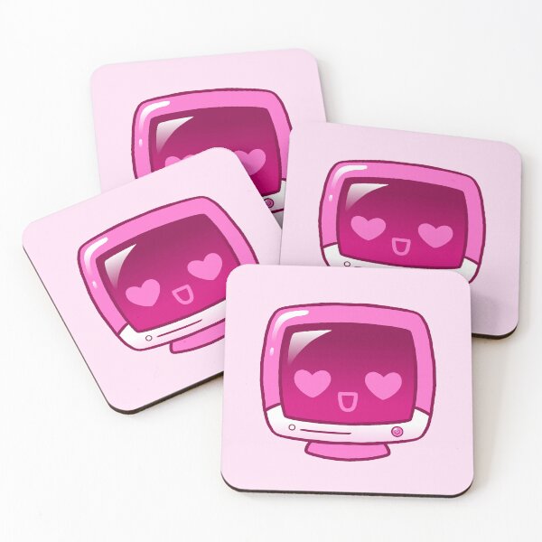 Item preview, Kawaii Pink Glossy Monitor designed and sold by kittybox.