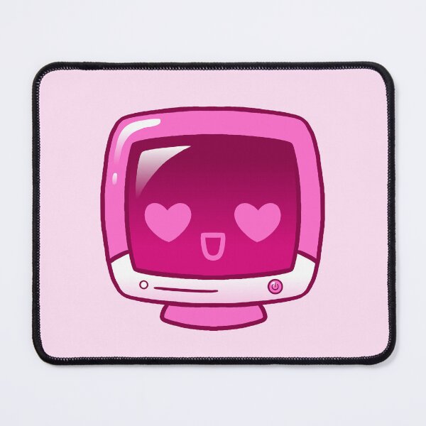 Item preview, Kawaii Pink Glossy Monitor designed and sold by kittybox.