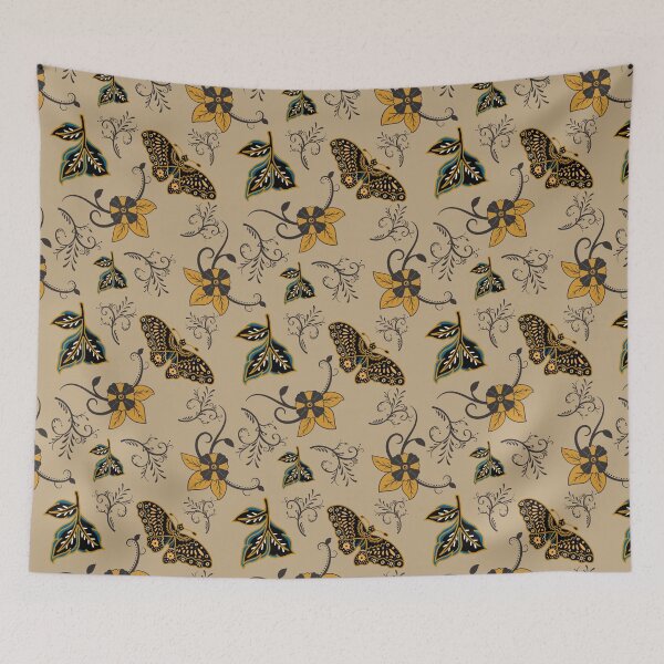 Item preview, Floral Batik  designed and sold by TurquoiseBird.