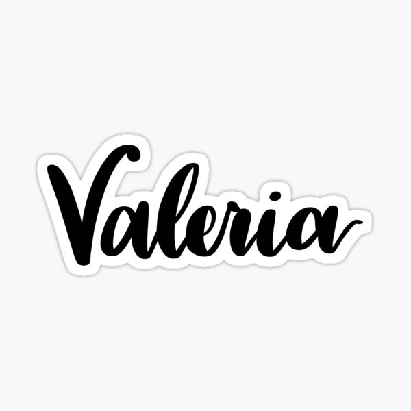 Pegatinas: Nombre Valeria | Redbubble