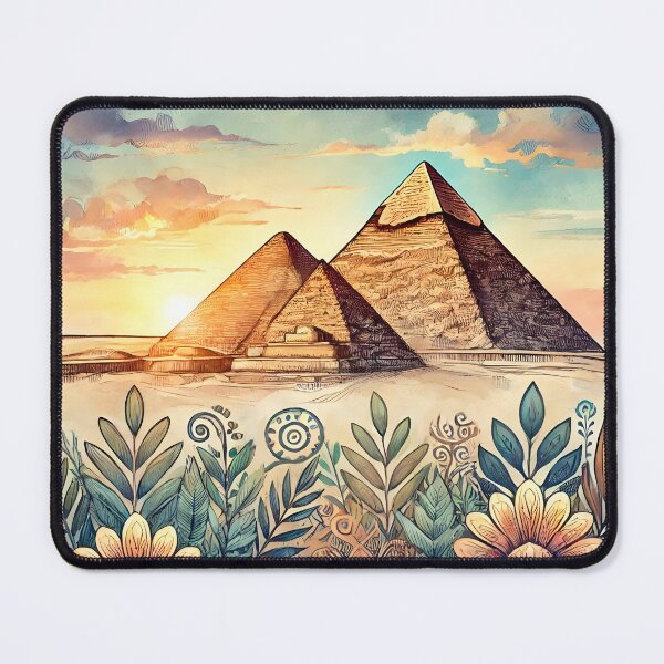 Item preview, Patterns - World Landmarks Giza Pyramids designed and sold by BreezyDawnDesigns.