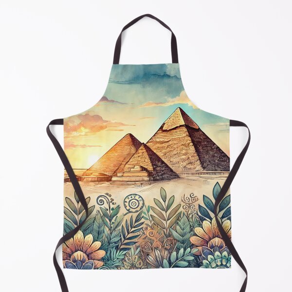Item preview, Patterns - World Landmarks Giza Pyramids designed and sold by BreezyDawnDesigns.