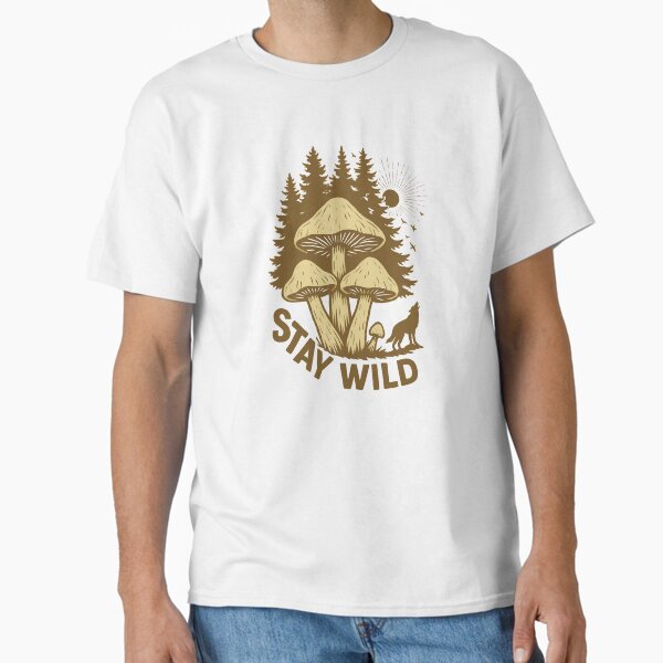 Item preview, Stay Wild Fungi Forest Woodland Vibes designed and sold by OpenArt.