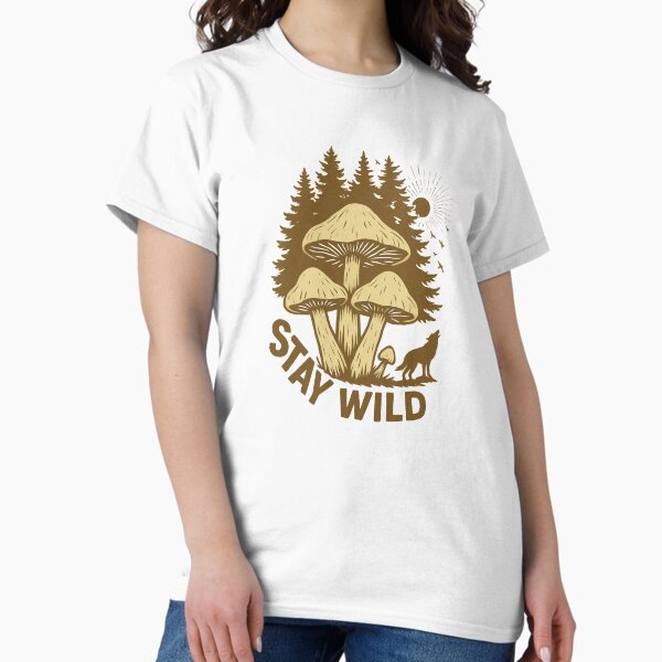 Item preview, Stay Wild Fungi Forest Woodland Vibes designed and sold by OpenArt.