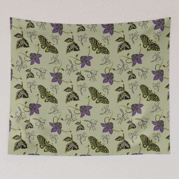 Item preview, Floral Batik  designed and sold by TurquoiseBird.