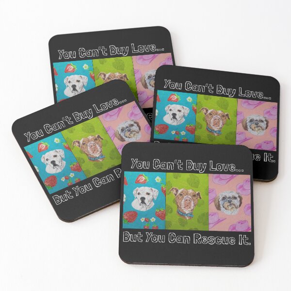 Item preview, You Can't Buy Love... (Dog Trio) designed and sold by scribblesbyelr.