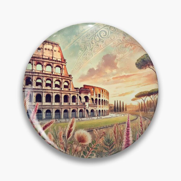 Item preview, Patterns - World Landmarks Roman Colosseum designed and sold by BreezyDawnDesigns.