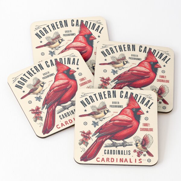 Item preview, Northern Cardinal 4 designed and sold by theAVIARY7.