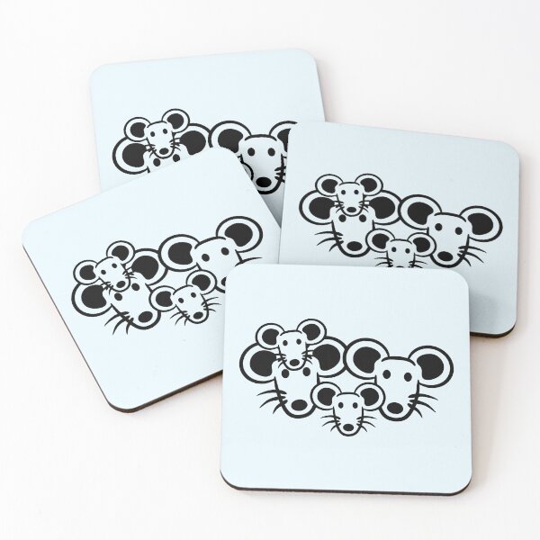 Item preview, 4 Mice Family Children Mom Dad Parents Cute Mother designed and sold by shirt-o-mat.