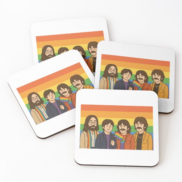 Item preview, Fab Four Pride  designed and sold by ZooropaCo.