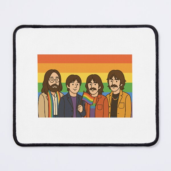 Item preview, Fab Four Pride  designed and sold by ZooropaCo.