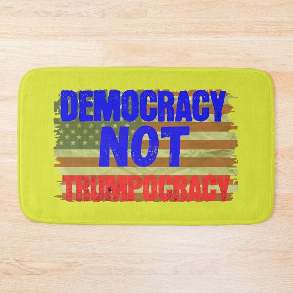 Item preview, Democracy Not Trumpocracy Political description American Flag Tee designed and sold by ViviWyco.