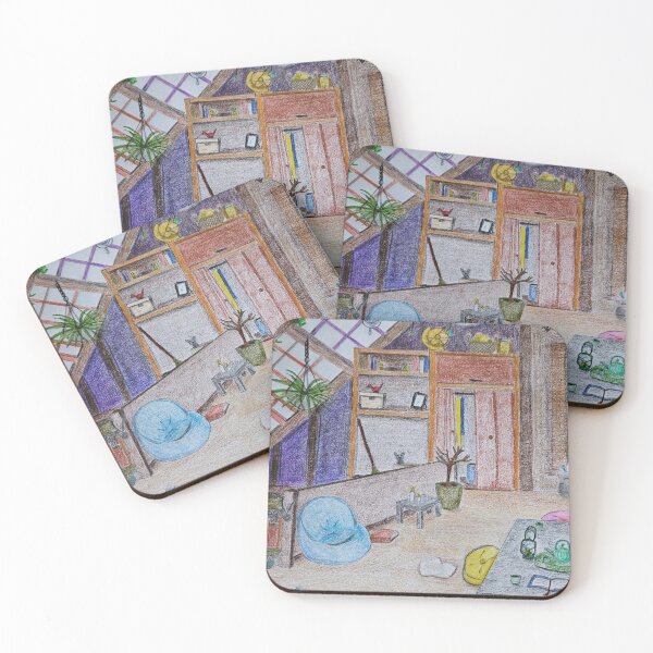 Item preview, Cozy Attic Room designed and sold by cinemou-art.