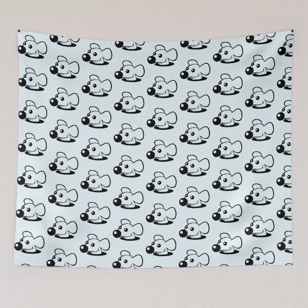 Item preview, Mouse Big Nose Floor Hole Mouse Looks Cute Funny designed and sold by shirt-o-mat.