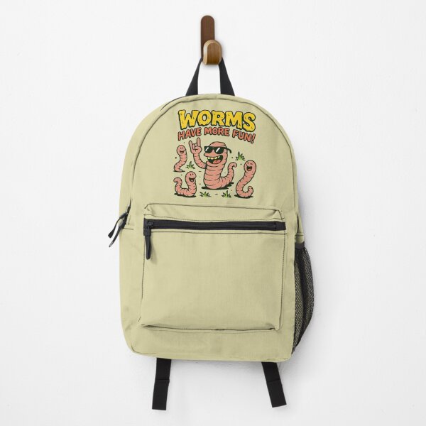 Item preview, Happy Squirming Worms Have More Fun! Cartoon Art designed and sold by zzz888.