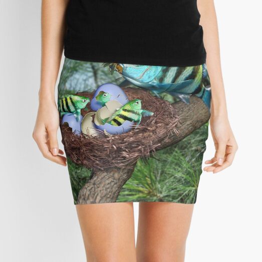 Ocean Invasion #3: First Breakfast Mini Skirt