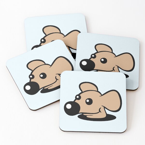Item preview, Mouse Big Nose Floor Hole Mouse Looks Cute Funny designed and sold by shirt-o-mat.