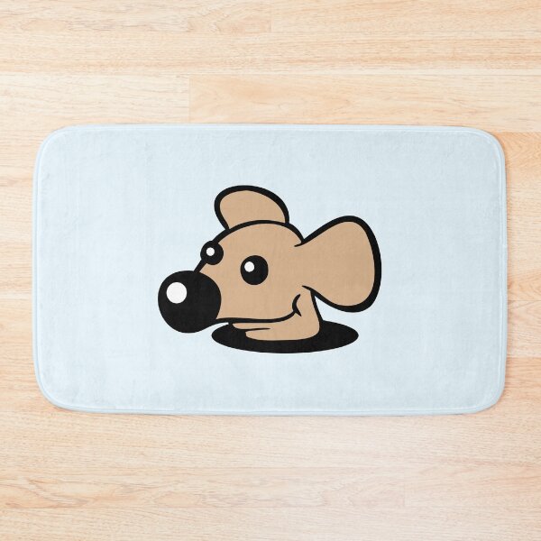 Item preview, Mouse Big Nose Floor Hole Mouse Looks Cute Funny designed and sold by shirt-o-mat.