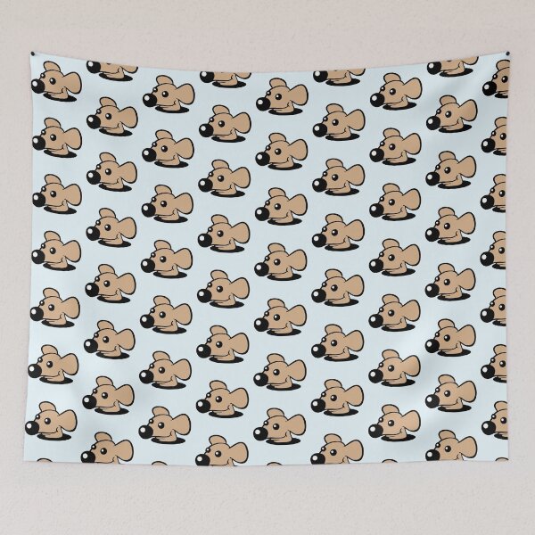 Item preview, Mouse Big Nose Floor Hole Mouse Looks Cute Funny designed and sold by shirt-o-mat.
