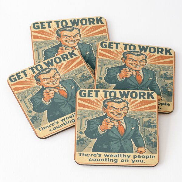 Item preview, Get to Work!! designed and sold by quantum X.