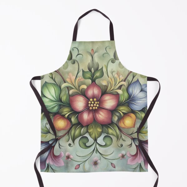 Item preview, Norwegian Rosemaling-Oil On Canvas #43 designed and sold by Gypsykiss.