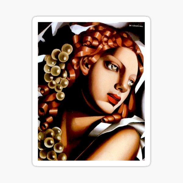 Item preview,  Tamara De Lempicka: Vintage 1932 The Brilliance Young Woman Painting Print designed and sold by posterbobs.