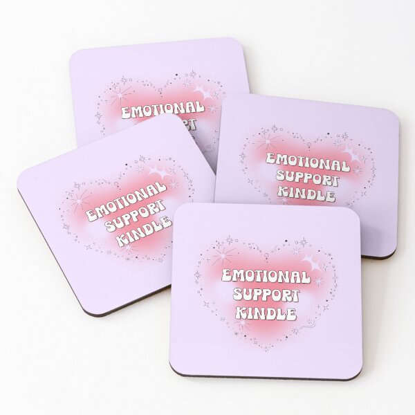 Item preview, Emotional Support Kindle Heart Design Y2k designed and sold by Keeping Art Heavenly.