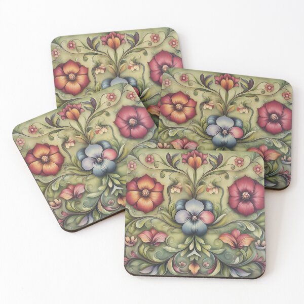 Item preview, Norwegian Rosemaling-Oil On Canvas #44 designed and sold by Gypsykiss.