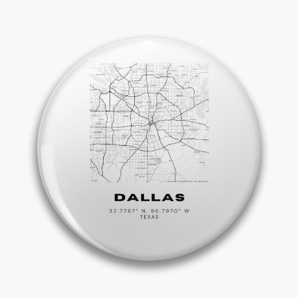 Artikelvorschau, Dallas Stadtplan – Minimalistisches Schwarz-Weiß-Texas-Poster entworfen und verkauft von RM-Journey.