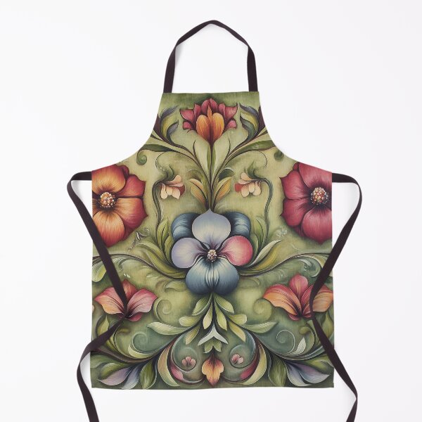 Item preview, Norwegian Rosemaling-Oil On Canvas #44 designed and sold by Gypsykiss.