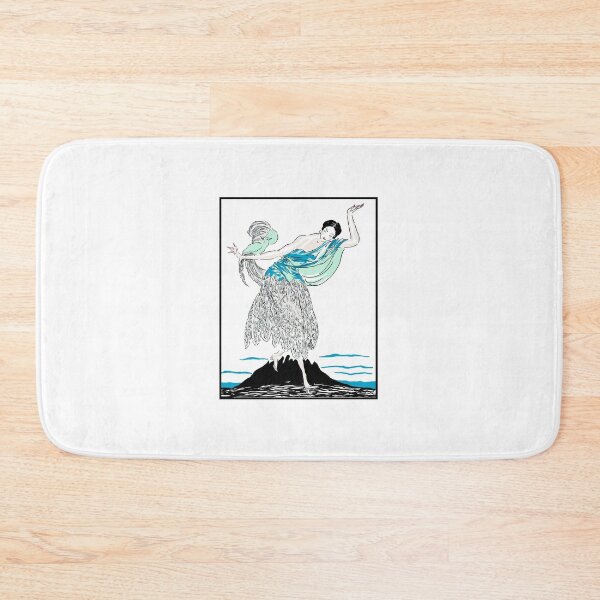 Item preview, Art Deco Lady with Bird designed and sold by Mati's Myths.