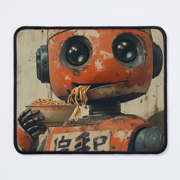 Item preview, Robot eating ramen. designed and sold by PrestonSquires.