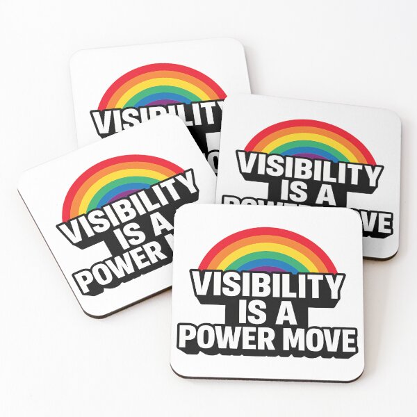 Item preview, Visibility Is a Power Move – Pride Art designed and sold by Haus Of Sin.