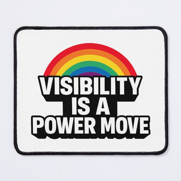 Item preview, Visibility Is a Power Move – Pride Art designed and sold by Haus Of Sin.