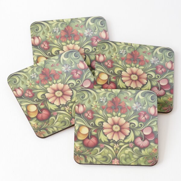 Item preview, Norwegian Rosemaling-Oil On Canvas #45 designed and sold by Gypsykiss.