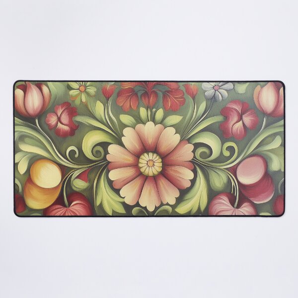 Item preview, Norwegian Rosemaling-Oil On Canvas #45 designed and sold by Gypsykiss.