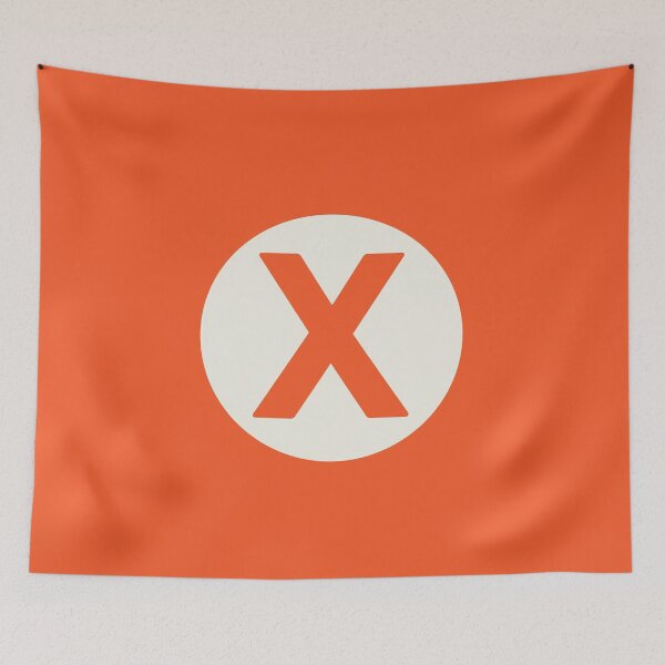 Item preview, letter x orange designed and sold by ZiphGames.