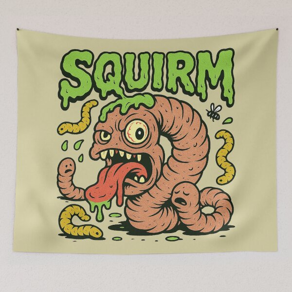 Item preview, Slobbery Squirm Monster designed and sold by zzz888.