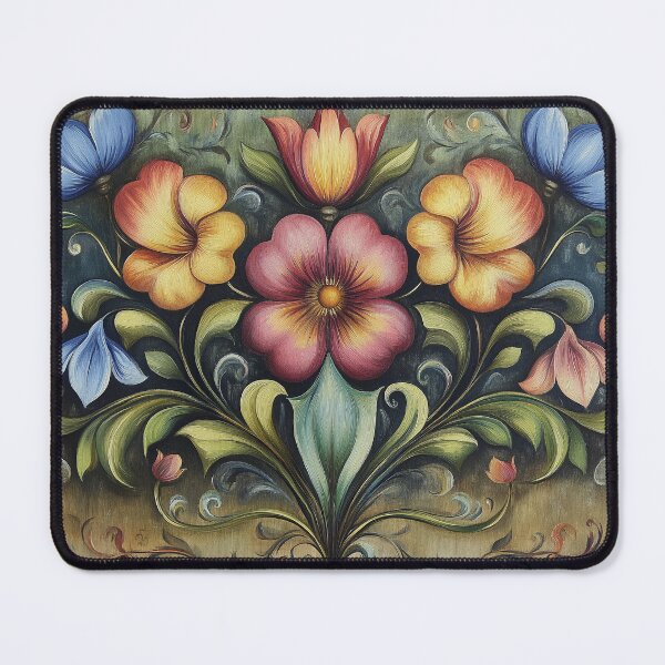 Item preview, Norwegian Rosemaling-Oil On Canvas #47 designed and sold by Gypsykiss.