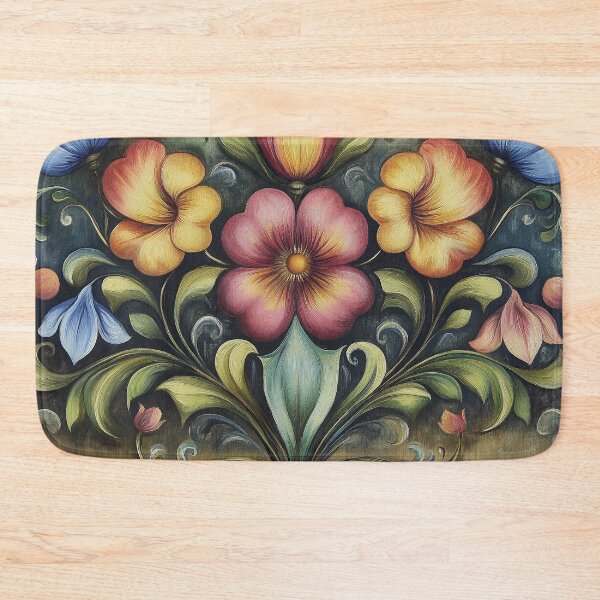 Item preview, Norwegian Rosemaling-Oil On Canvas #47 designed and sold by Gypsykiss.