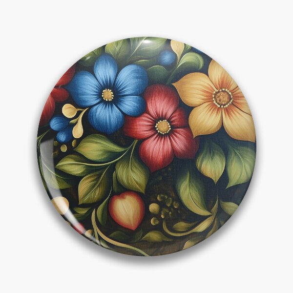 Item preview, Norwegian Rosemaling-Oil On Canvas #48 designed and sold by Gypsykiss.