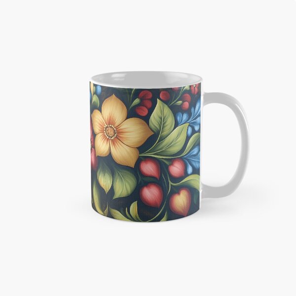 Artikelvorschau, Norwegisches Rosemaling-Öl auf Leinwand #48 entworfen und verkauft von Gypsykiss.