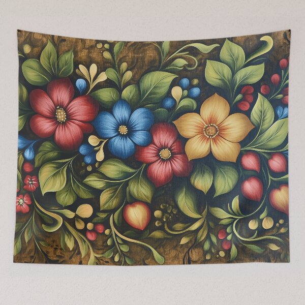 Item preview, Norwegian Rosemaling-Oil On Canvas #48 designed and sold by Gypsykiss.