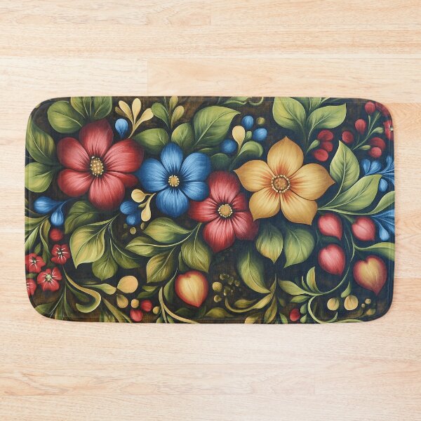 Item preview, Norwegian Rosemaling-Oil On Canvas #48 designed and sold by Gypsykiss.