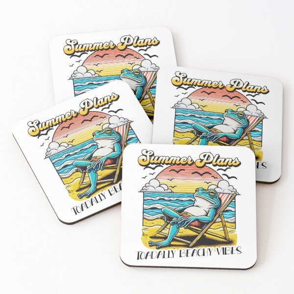Item preview, Summer Plans: TOADally Beachy Vibes designed and sold by BuchitosCorner.